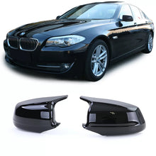Carica l'immagine nel visualizzatore di Gallery, Ricambio Sport calotte specchietti Nero lucido compatibile per Serie 5 BMW F10 F11 2010-2013