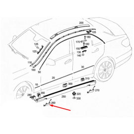 Destro calotte per A design Minigonne stile E63 per Mercedes Classe E W212 2009-2013