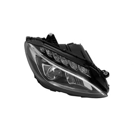 Destro statico LED faro anteriore per Mercedes Classe C W205 berlina, S205 station wagon 2014-2018