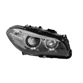 Destro xenon faro anteriore per BMW Serie 5 F10 berlina, F11 station wagon 2014-2017 con nero base