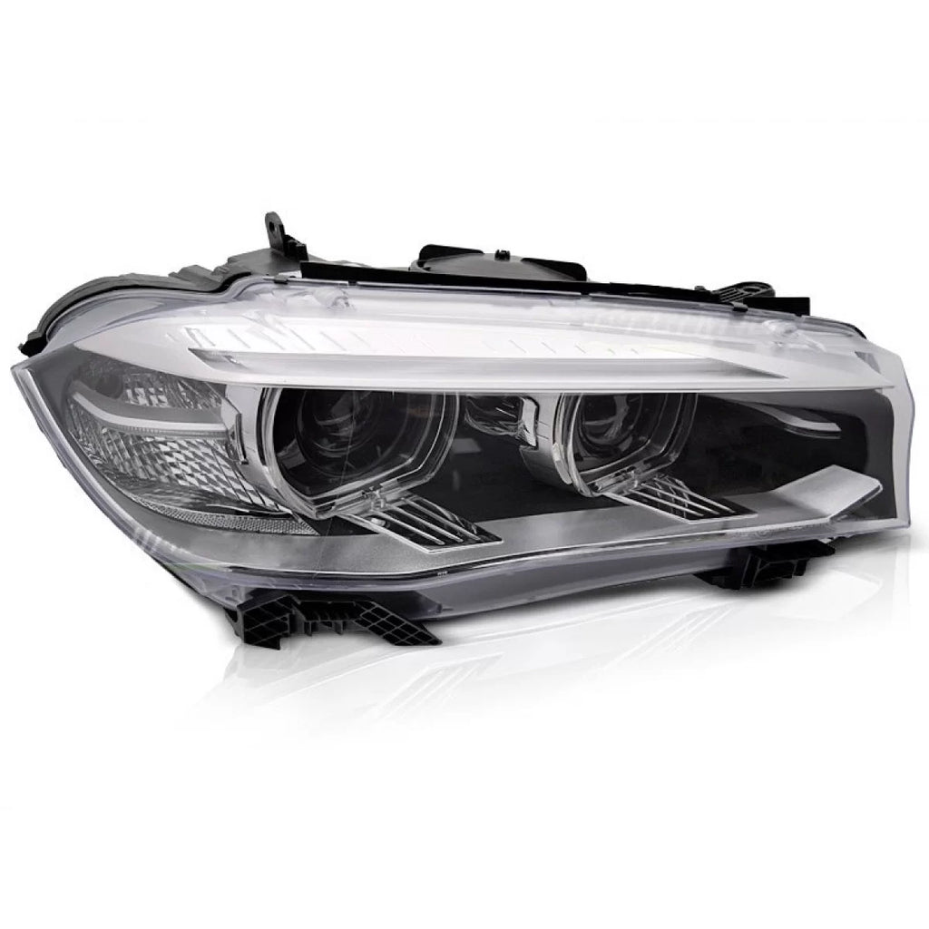 Destro xenon faro anteriore per BMW X5 F15 2013-2018, con cromato base