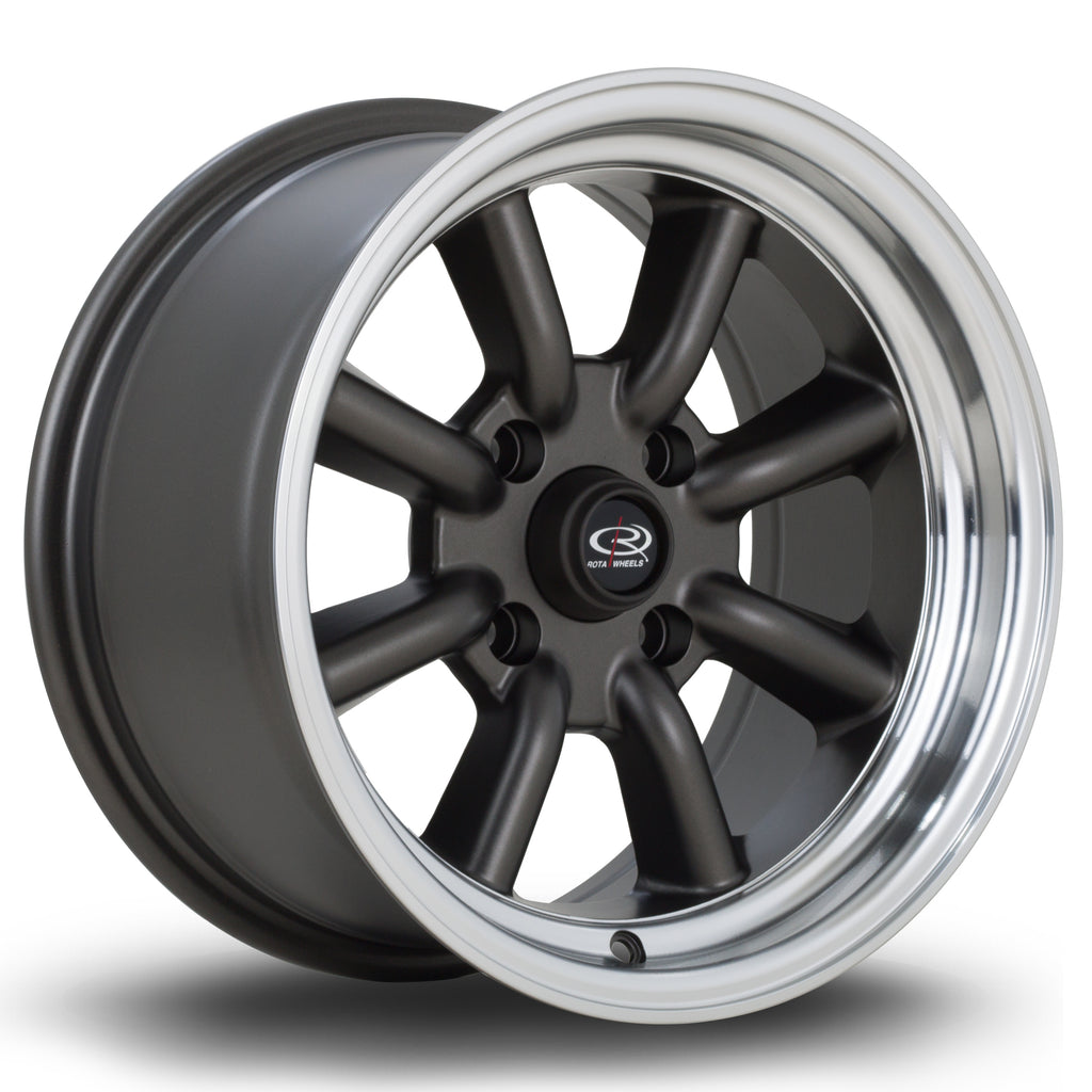Cerchio in lega Rota Wheels RKR 15x8 4x114.3 ET0 Gunmetal