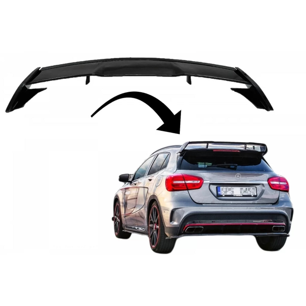 Spoiler portellone per Mercedes GLA X156 (2014-2019) GLA45 design Nero lucido