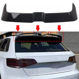 Spoiler tetto per Audi A3 8V hatchback 12-20 Oettinger stile Nero lucido in plastica ABS