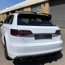 Carica l'immagine nel visualizzatore di Gallery, Spoiler tetto per Audi A3 8V hatchback 12-20 Oettinger stile Nero lucido in plastica ABS