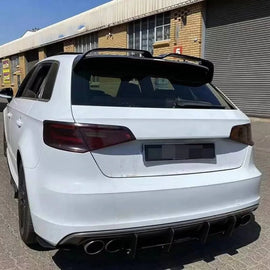 Spoiler tetto per Audi A3 8V hatchback 12-20 Oettinger stile Nero lucido in plastica ABS