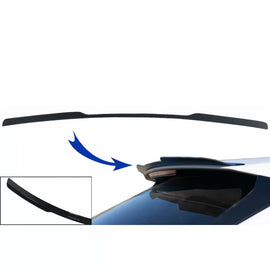 Spoiler tetto calotta per Audi Q8 SUV (2018 e successivi) Sport design Nero lucido aggiuntivo