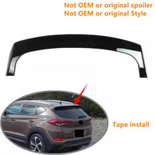 Spoiler tetto per Hyundai Tucson 3 2015-2019 Nero lucido in plastica ABS