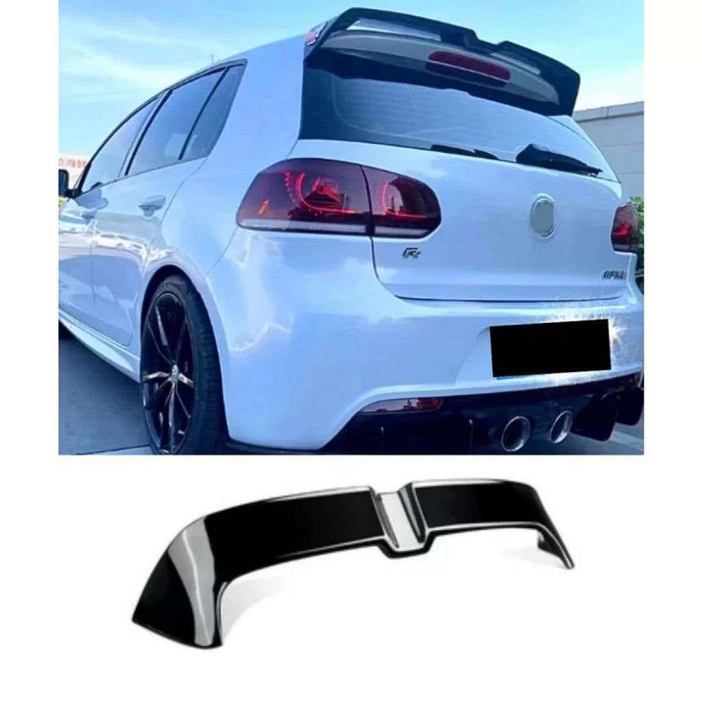 Spoiler tetto per VW Golf VI (6) 08-13 "Oettinger stile" standard versione Nero lucido