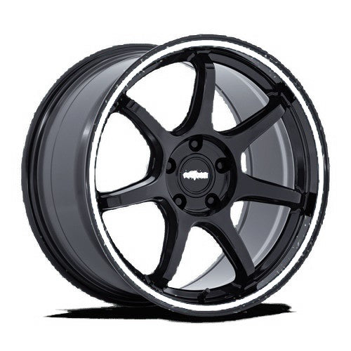 Rotiform BPU Gloss Black, Teal Stripe — foto rappresentativa