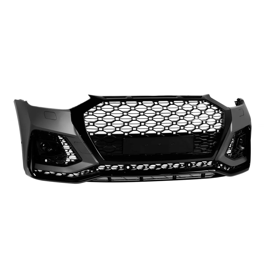 RS Paraurti anteriore per Audi Q5 2021-2023 con nero modanatura strisce