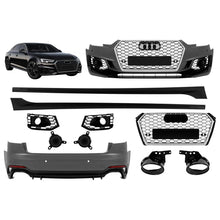 Carica l'immagine nel visualizzatore di Gallery, RS stile Body kit per Audi A4 B9 berlina 2016-2020