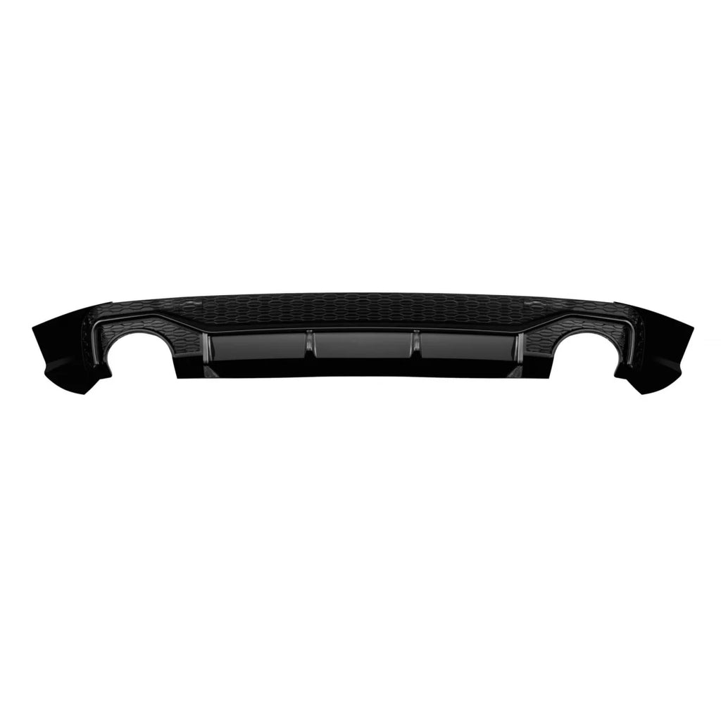 RS stile diffusore con nero Terminali di scarico per Audi Q5 2018-2020 S-line Paraurti posteriore