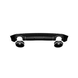 RS stile diffusore con nero Terminali di scarico per Audi Q5 2018-2020 S-line Paraurti posteriore