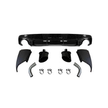 Carica l'immagine nel visualizzatore di Gallery, Diffusore stile RS con nero terminali per posteriore S-Line paraurti on Audi Q5 2021-2023