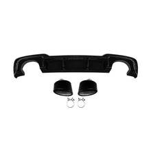Diffusore Audi A3 Sportback 2017-2020 stile RS3 S-line con terminali neri – vista 1
