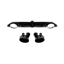 Carica l'immagine nel visualizzatore di Gallery, Diffusore Audi A3 Hatchback 2020-2024 stile RS3 S-line con terminali neri