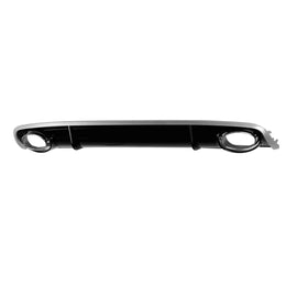RS4 stile diffusore con cromato Terminali di scarico per Audi A4 berlina, avant 2012-2015 standard Paraurti posteriore