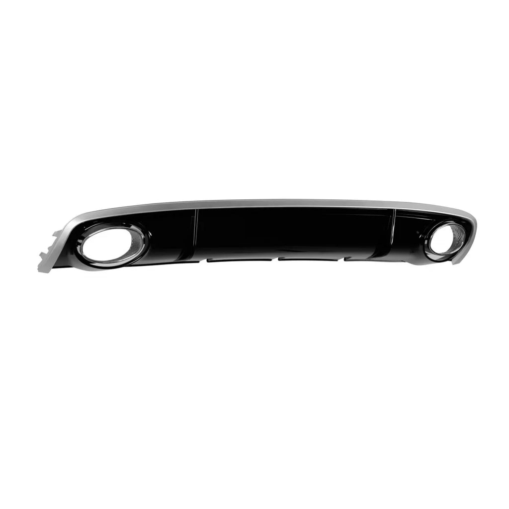 RS4 stile diffusore con cromato Terminali di scarico per Audi A4 berlina, avant 2012-2015 standard Paraurti posteriore