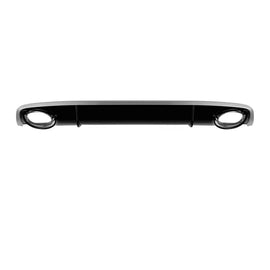 RS4 stile diffusore con cromato Terminali di scarico per Audi A4 berlina, avant 2012-2015 standard Paraurti posteriore