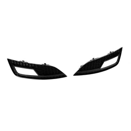 Griglie fendinebbia Audi A4 B8 berlina Avant 2012-2015 stile RS4 nere lucide