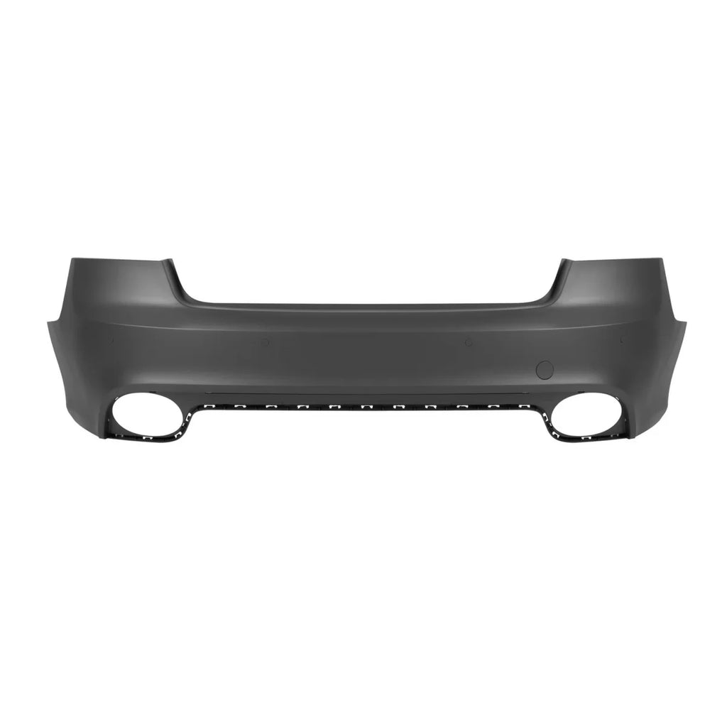 Paraurti posteriore Audi A5 Coupé Cabrio 2007-2016 stile RS5 con terminali cromati – vista 3
