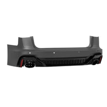 Paraurti posteriore Audi A6 Avant Allroad 2015-2018 stile RS6 con terminali neri – vista 2