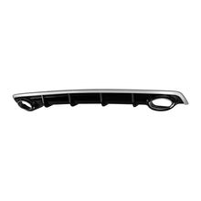 Diffusore Audi A7 Sportback 2015-2017 stile RS7 S-line con terminali cromati – vista 2