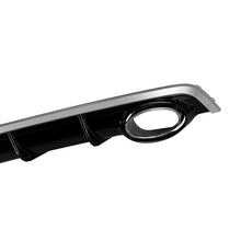 Diffusore Audi A7 Sportback 2015-2017 stile RS7 S-line con terminali cromati – vista 3