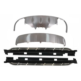 Pedane laterali Off Road Skid piastre per Porsche Macan (2014-2016)
