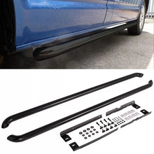 Pedane laterali laterale tubi inox acciaio nero per VW T5 T6 T6.1 lungo passo