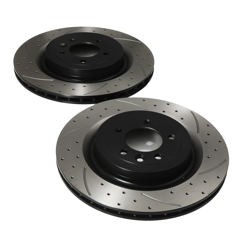 Dischi Freno Posteriori Forati, Scanalati e Ventilati 365mm Range Rover 4 SV L405 18+ - foto 6
