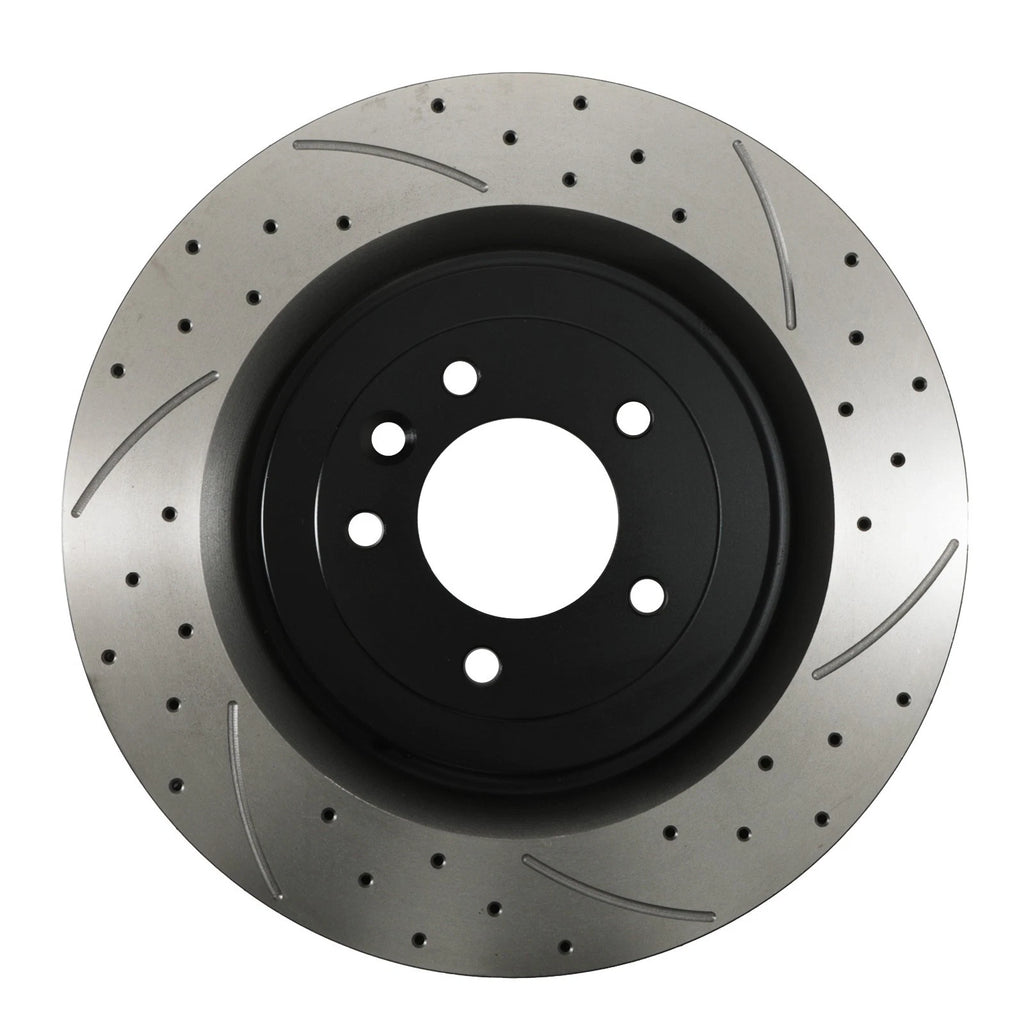 Dischi Freno Posteriori Forati, Scanalati e Ventilati 365mm Range Rover 4 SV L405 18+ - foto 4