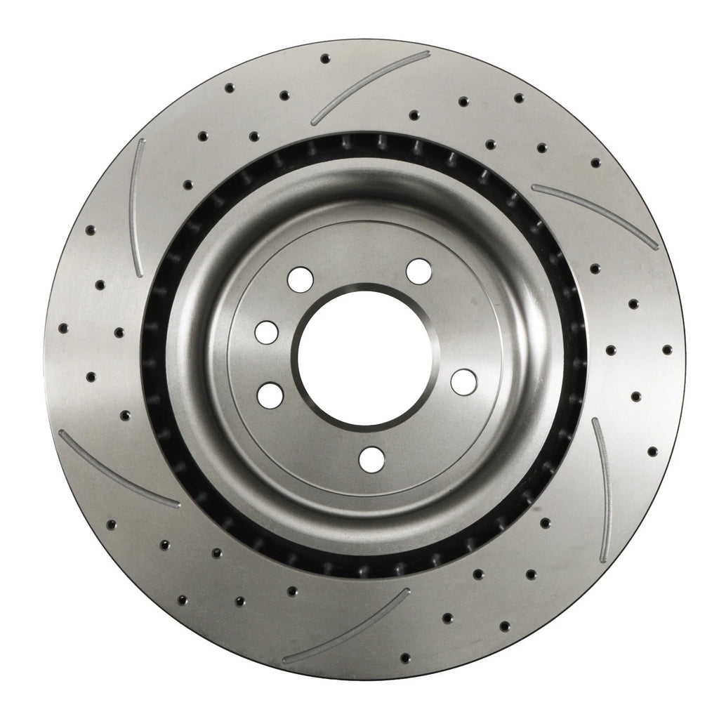 Dischi Freno Posteriori Forati, Scanalati e Ventilati 365mm Range Rover 4 SV L405 18+ - foto 7