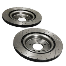 Dischi Freno Posteriori Forati, Scanalati e Ventilati 365mm Range Rover 4 SV L405 18+ - foto 8