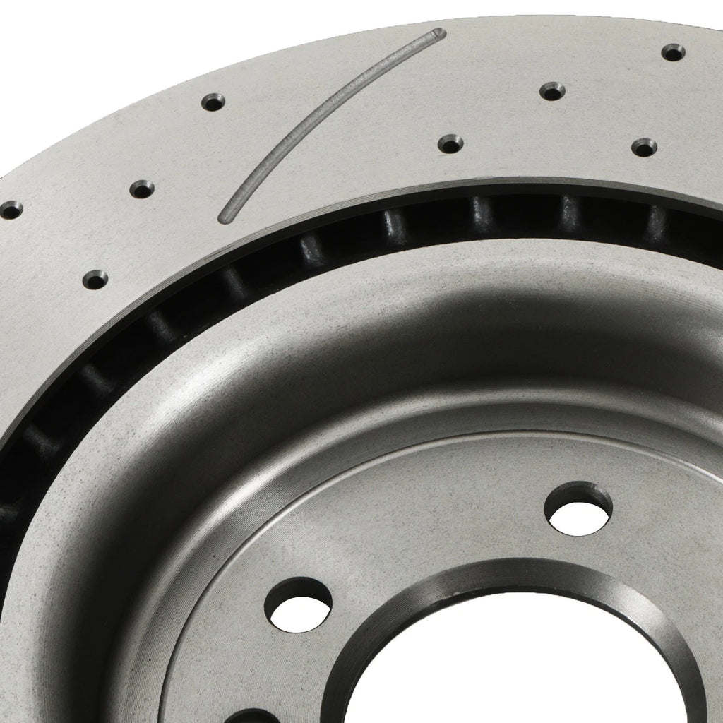 Dischi Freno Posteriori Forati, Scanalati e Ventilati 365mm Range Rover 4 SV L405 18+ - foto 10