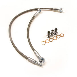 Tubi acqua turbo in treccia Cooling Solutions per Nissan Skyline R33/R34 RB25DET Black Top