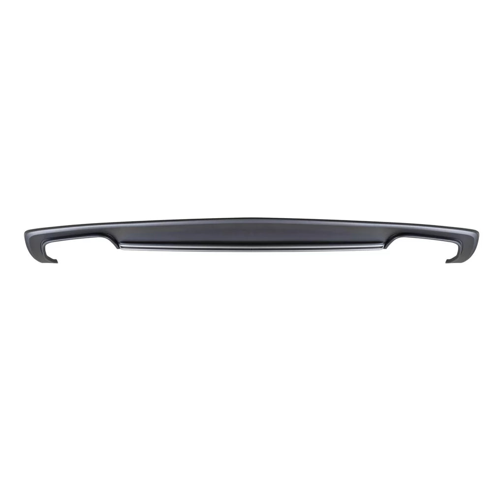 Diffusore Audi A4 Sedan 2012-2015 stile S4 S-line con terminali cromati – vista 3