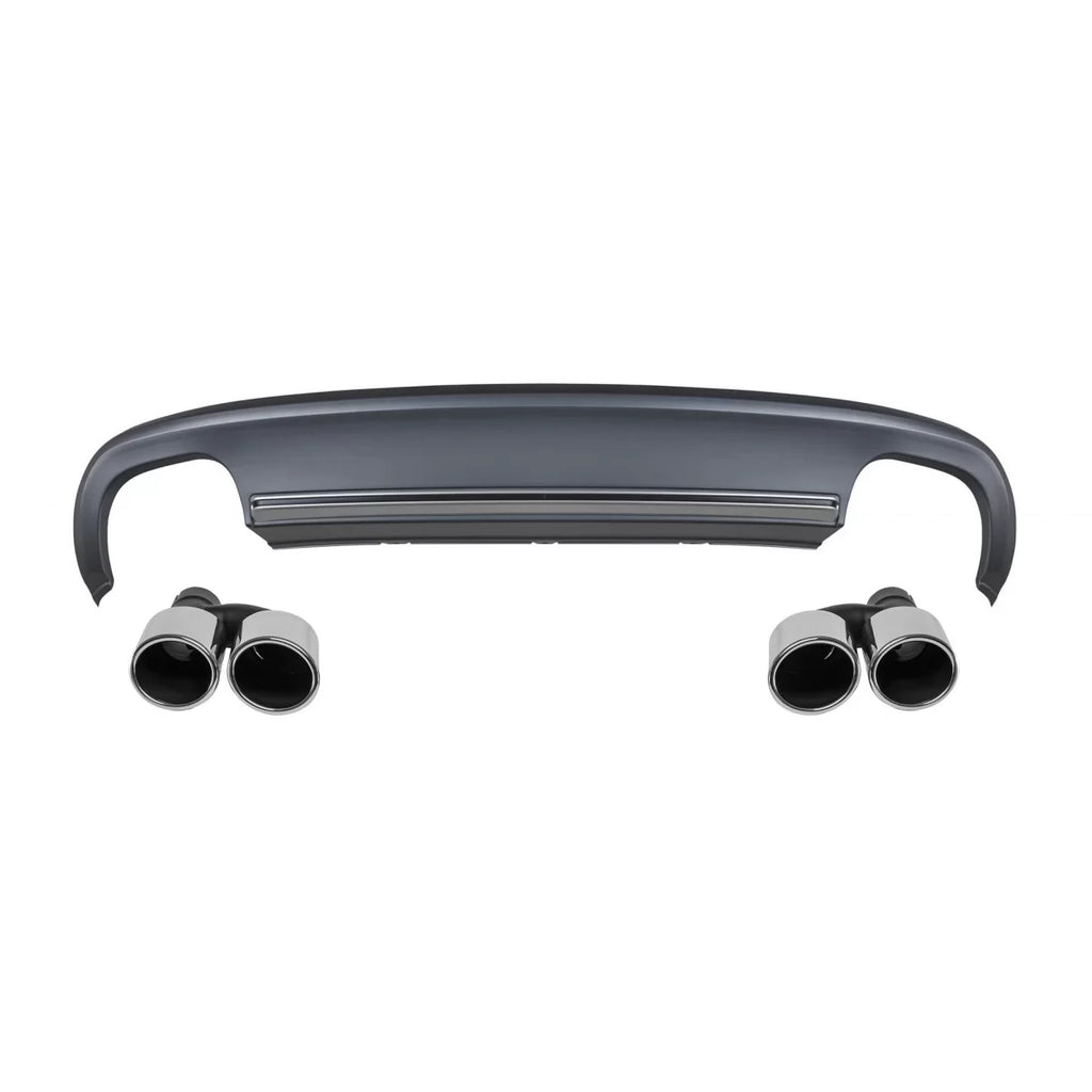 Diffusore Audi A5 Sportback 2012-2015 stile S5 con terminali cromati – vista 1