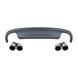 Diffusore Audi A5 Sportback 2012-2015 stile S5 con terminali cromati – vista 1