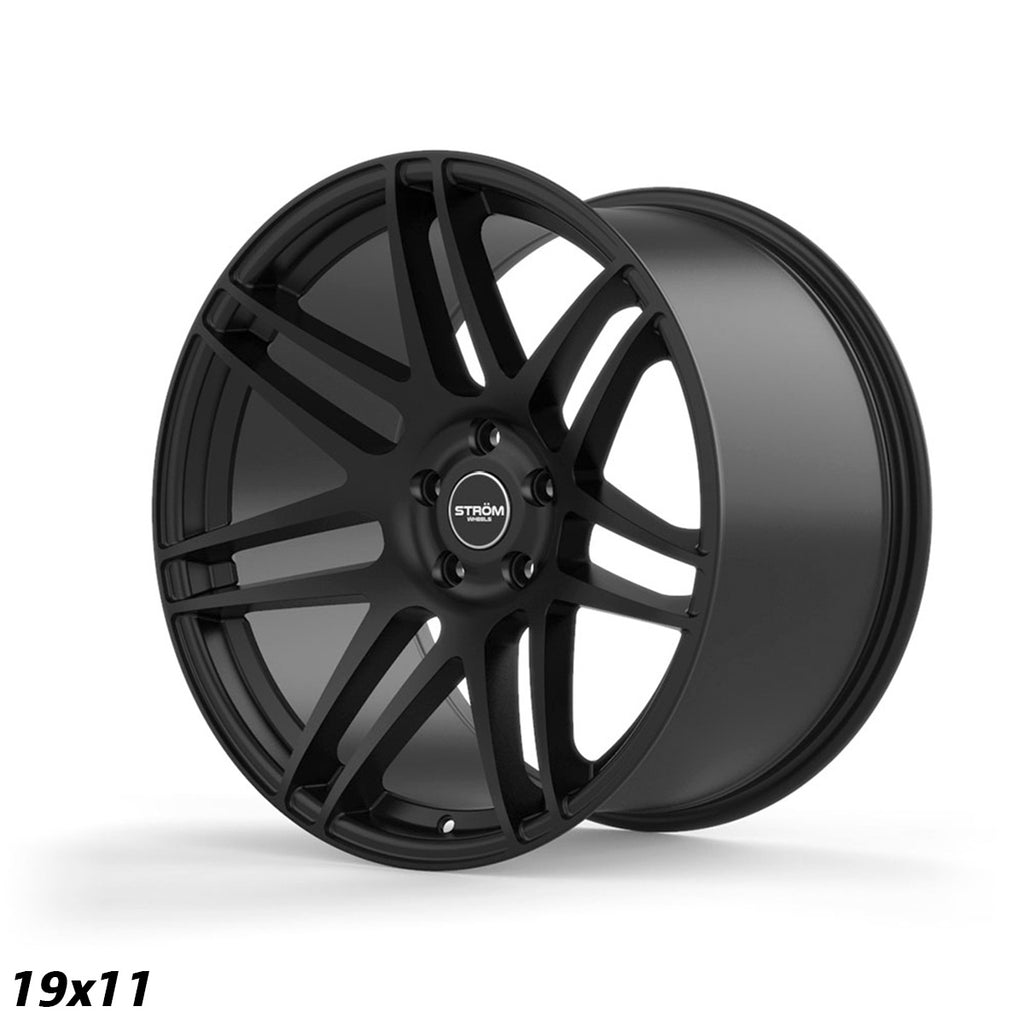 Cerchio in lega Ström STR3 19x11 5x120 ET22 Full Satin Black
