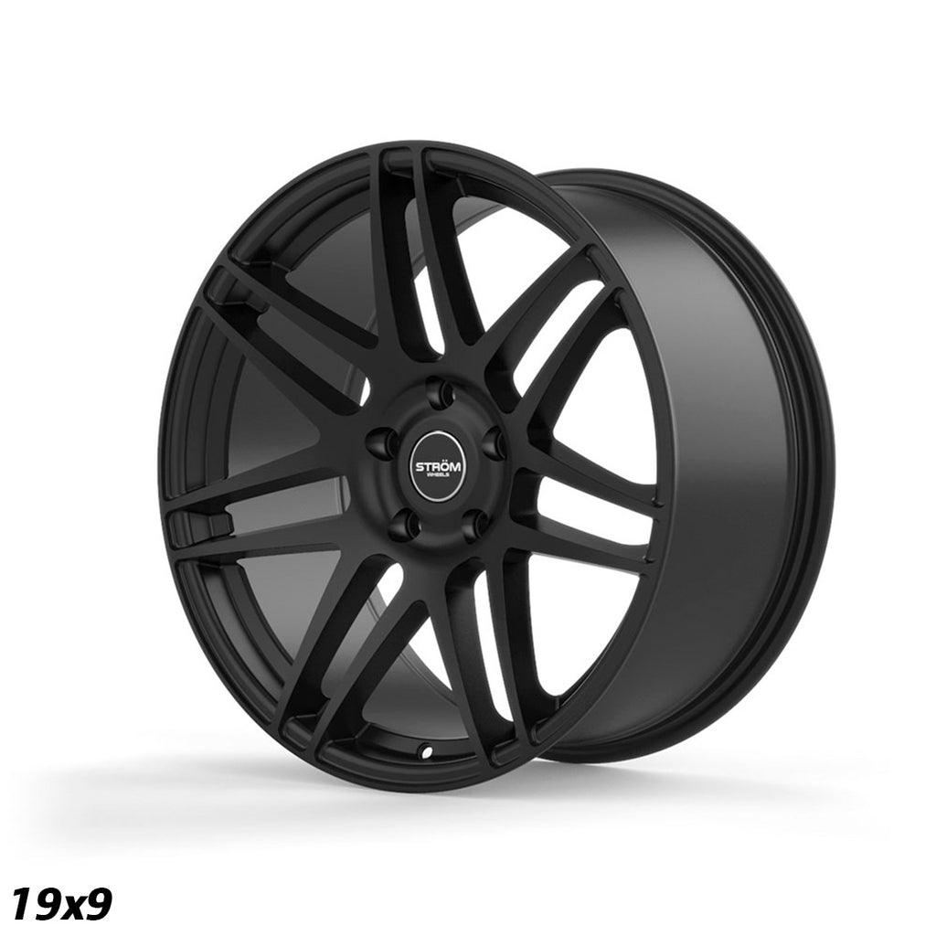 Cerchio in lega Ström STR3 19x9 5x120 ET31 Full Satin Black