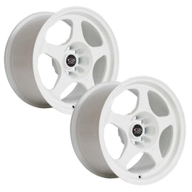 Set 2 cerchi Rota Slipstream 15x8 4x100 ET20 White
