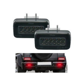 Set di aggiuntivo LED Fendinebbia per Paraurti posteriore di Mercedes Classe G W463 1986-2018 con fumé base, sinistro