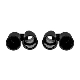 Set di nero Terminali di scarico per BMW Serie 5 F10, F11 2010-2017, sinistro e destro, modello 2