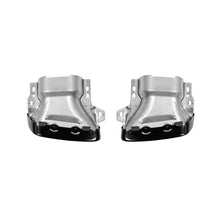 Set di nero tipo 45 A design Terminali di scarico per Mercedes Classe A W176 2013-2018, CLA C117 2013-2019