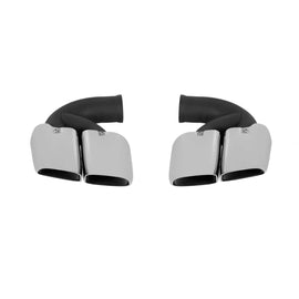 Set di cromato Terminali di scarico per Porsche Cayenne, 2010-2014, sinistro e destro