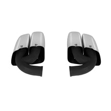 Set di cromato Terminali di scarico per Porsche Cayenne, 2010-2014, sinistro e destro