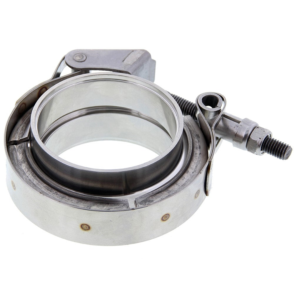 Set Completo Flange V-Band SRS 2,75 Pollici Acciaio Inox Universale - foto 2