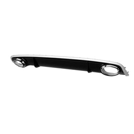 Diffusore Audi A4 Sedan Avant 2012-2015 stile RS4 con terminali cromati – vista 2